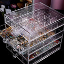 100 Grids Plastic Empty Nail Art Storage Box Tools Jewelry Rhinestone Beads