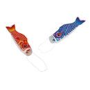 2Pcs Koi Nobori Carp Wind Sock Koinobori Fish Kite Flag Hanging Decoration