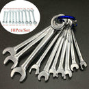 10Pcs/Set Mini Combination Wrench Spanner Set 4-11mm New w/Hook Small Metri X8Y7