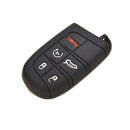 5 BTN  Silicone Case Cover For Jeep Chrysler Dodge Fiat Remote Smart Key 3C