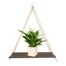 4Pieces Decorative Wall Mounted Shelves Flowers Pot Hanging Rack Decor Gifts