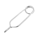 2x Sturdy Stainless Steel Fly Tying Hackle Pliers for Fishing Enthusiast