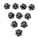 10Pcs Acrylic 20-Sided Role Playing Dices Toys TRPG Board Game for MTG DND