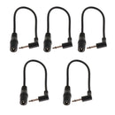 5 Pcs Guitar Effect Pedal DC Cable For Electric Guitar Replacement Accessory