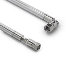 Car 120cm 10 Section FM Radio Audio Telescopic Antenna Replacement F Connector