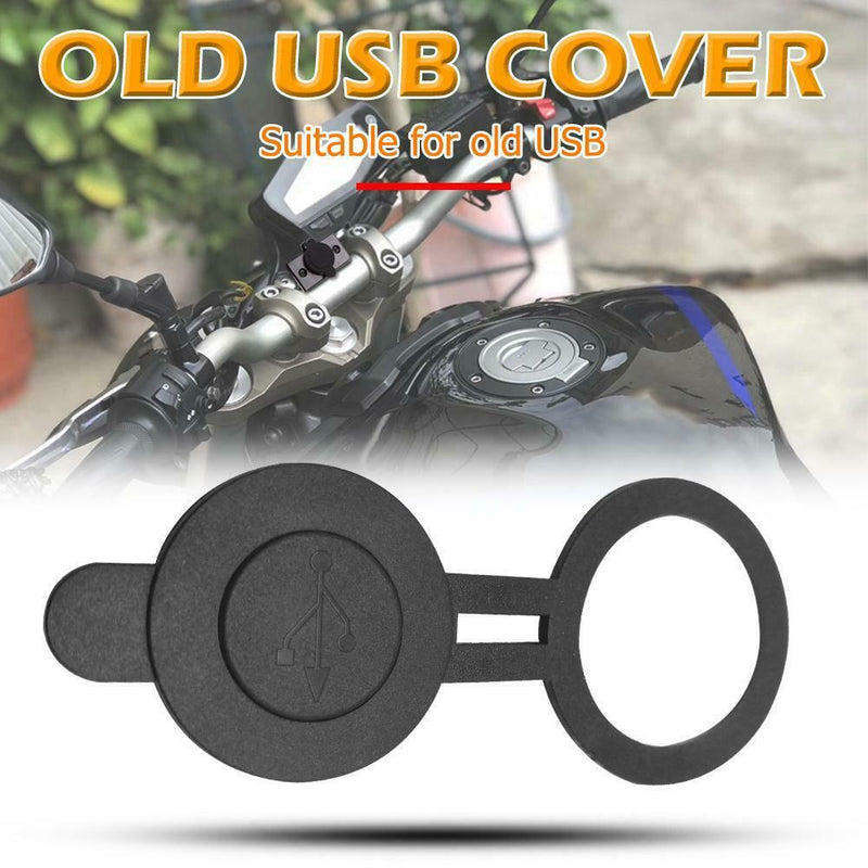 30mm Dia Round Waterproof Dust Cover for Dual USB Car Motorcycle Charger