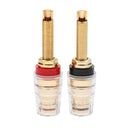 Premium 1 Pair 4mm Banana Plug Socket Connector Binding Post For Amp Speaker