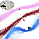Holographic Tinsel Crystal Flash String Jig Hook Lure Making Fishing MateriB TO