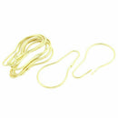 Brass metal shower curtain hook, 10 pieces P2H3