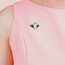 Creative Heart Rose Flower Pins Brooches Clothes Lapel Jacket Badges Decor