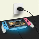 Charging Grip for Nintendo Switch Comfort Charging Handle Stand Quick Charg