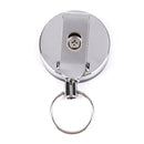 Resilience steel wire rope elastic key chain sporty retractable alarm keychai JR