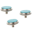 3 Pcs Trumpet Finger Buttons Valve Finger Trumpet Cap Screw Cover for Music Z1S4