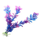 Purple Blue Artificial Water Plants for Fish Tank Aquarium Decoration Ornam W2B4