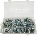 Assorted Box of Mini Hose Clips 7 - 17mm Qty 110 Clamps Jubilee Hose Clip C