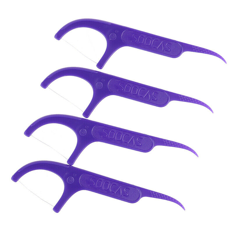 50pcs Dental Floss Flosser Picks Teeth Toothpicks Stick Tooth Clean Oral C Nw