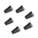 6Pcs Zinc Alloy Sportwear Clothes Rope Shoelace Cord Lock Stopper Fastener