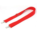 Nylon Snare Drum Strap with Metal Hook Adjustable Length for Bongo Djembe Red