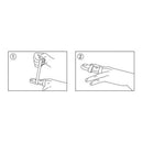 Set of 2 Trigger Finger Splint Aluminium Support Sports Injury Protection