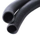 Corrugated Wire Cable Conduit Tubing Tube Pipe 28mm OD 3.6M Long Black