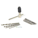 9pcs T Type Thread Tap Reamer M3/M4/M5/M6/ Steel Hand Machine Screw Tool Kit