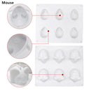 6 Holes Mouse Silicone Cake Mold Pudding Pastry Baking Chocolate Pan De N Bj