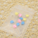 10Pcs Kilt Pin Shawl Pins Three Loops Safety Broochs For Baby Saliva Towel Pin