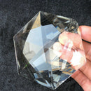 Large Clear Ornament Part Hexagram Art 100mm Crystal Chandelier Prisms Pendant
