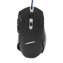 Adjustable 2400DPI Wired Optical Gamer Mice Gaming Mouse with LED for PC