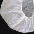 50pcs Disposable Elastic Shower Hat Hair Salon Waterproof Hotel Bathing Cap