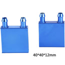 2pcs Water Cooling Copper Block For Graphics GPU Endothermic Head / CPU Computer