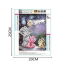 2Pcs Lovely Cartoon Bear Diamond Painting Cross Stitch Craft For Home Decor