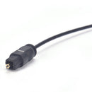 Audio CableBlack TOSlink Plug to MINI-TOSLink OPTICAL 3.5mm Jack 0.5m  Hn