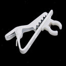 1Pc White 6mm Microphone Lapel Tie Clip Ring for Lapel Lavalier Mic Replacement