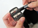 Make Up Cosmetic Pencil Sharpener For Eyebrow Lip Liner Eyeliner Pen 2 Hol(TEUS