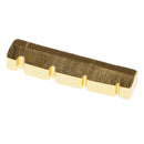 Guitar Bridge Nut 38x6mm for 4-String Electric Bass Instrument Accs - Golden