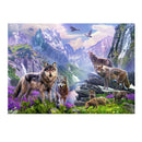 5D DIY Diamond Painting Wolves Cross Stitch Embroidery Rhinestones Mosaic