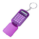 Battery Powered 8 Digits LCD Mini Calculator with Key buckle Q2V7