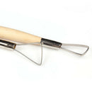 6PCS Wood Handle Wax Pottery Clay Modeling Sculpture Carving Tool DIYCraftSetâ„–[