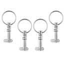 4xQuick Release Pin With  For Boat Bimini Top Deck