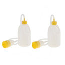 2 Pieces 1700ml Reusable Male Bed Pee Urinal Bottle Night Drainage Container