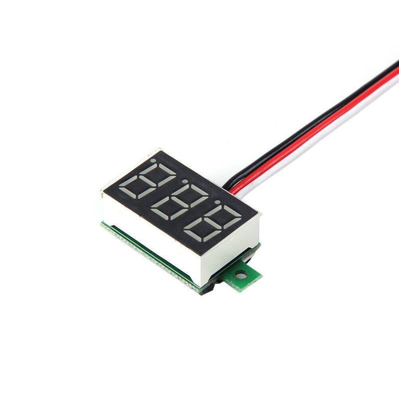 Mini Digital Voltmeter DC0-100V Blue Light LED Panel Voltage Meter