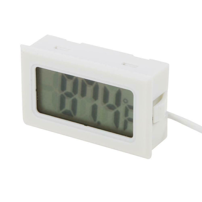 Electronic Digital Thermometer Fish Tank Temperature Measure Tool (White)