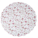 Pastoral Round Table Cloth PVC Plastic Table Cover Flowers Printed tableclo