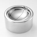 Small Outdoor Stainless Steel Tabletop Cigarette Ashtray with Lid Round
