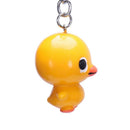 Yellow duck pattern key chain mobile phone backpack hanging ornament
