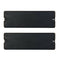 Single Coil Neck And Bridge Pickup Pickup Set For 6 String Bass Guitars, Black