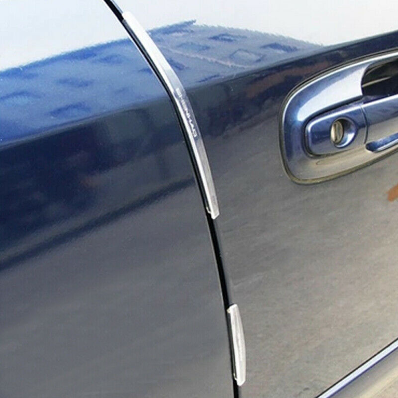 8PCS Car Door Edge Guard Strip Scratch Protector Transparent Anti-collisio ELX