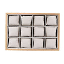 Watch Box 12 Lattice Case Jewelry Bracelet Display Stand Bracket Jewelry Di