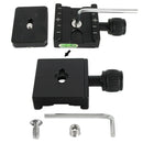 QR-50 Quick Release Plate + QR Clamp Adapter Fit for Arca-Swiss DSLR Camera